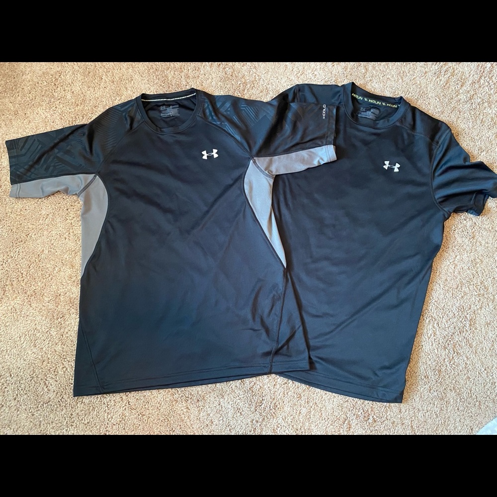 2 Men’s Under Armour Tees